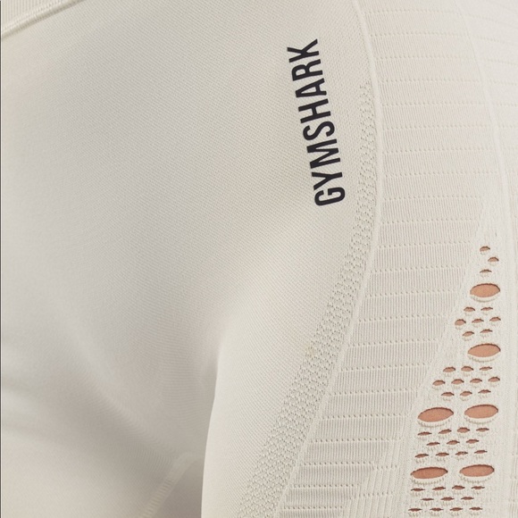 Gymshark energy seamless shorts in coconut white - Picture 5 of 7